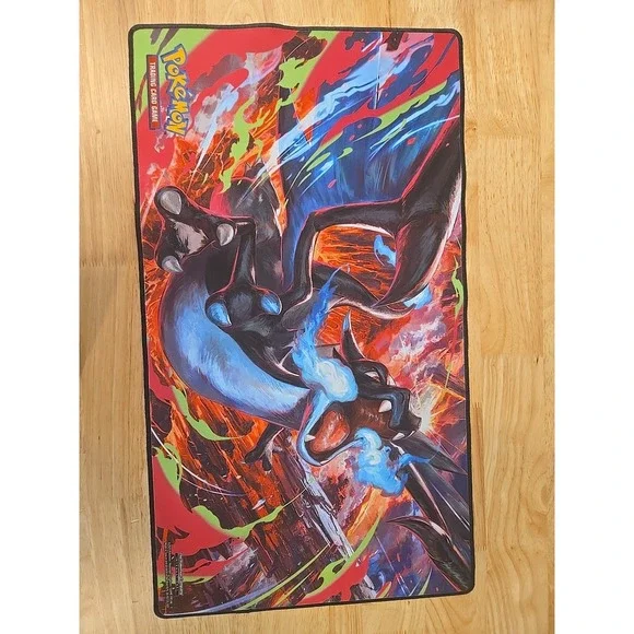 Mega Charizard X Board Game Pokemon Playmat Card Play Mat TCG CCG Pad‎ Mousepad