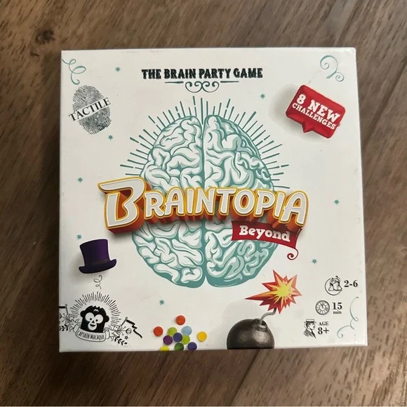 Braintopia Beyond Brain Party Game, Family Game, 2-6 Players, Ages 8+