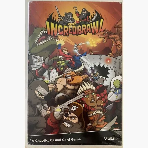 Incredibrawl Chaotic Casual Card Game V3G Vision Three 2013  Sealed Board Game