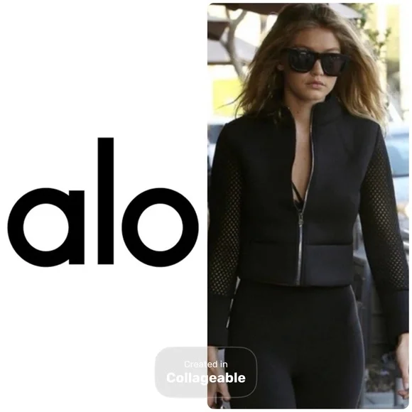 ‼️WOW‼️ALO‼️Yoga Black Jacket‼️‼️‼️NWOT‼️‼️‼️