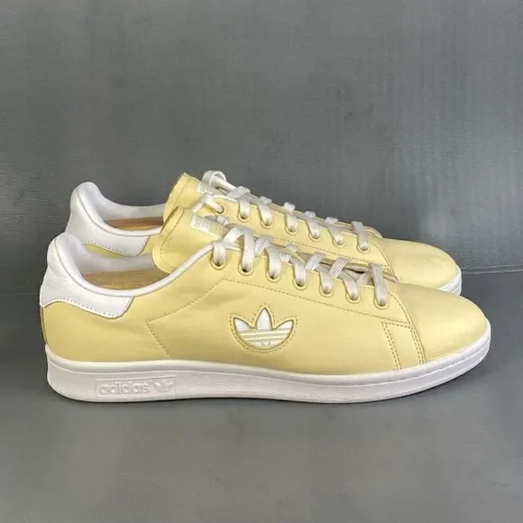 Adidas Stan Smith Men's Shoes White-Easy Yellow sneaker size 10