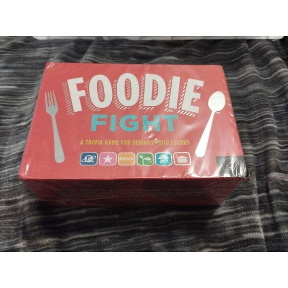 Foodie Fight Trivia Game for Serious Food Lovers - New & Sealed