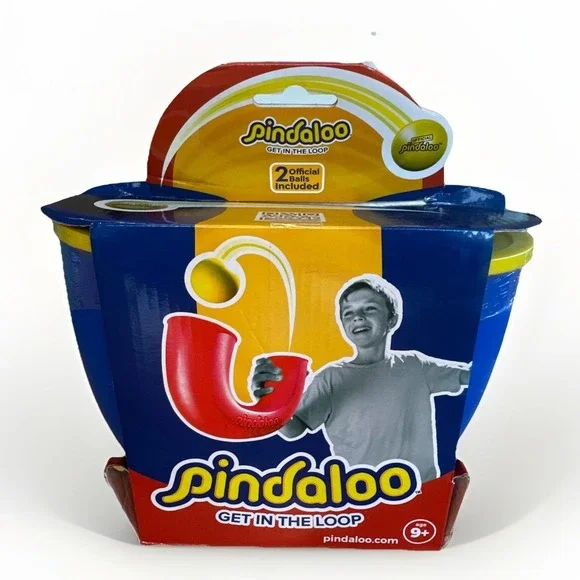 Pindaloo Original Skill Game Toy with 2 Balls- Gifts for Kids and Adults‎ Indoor