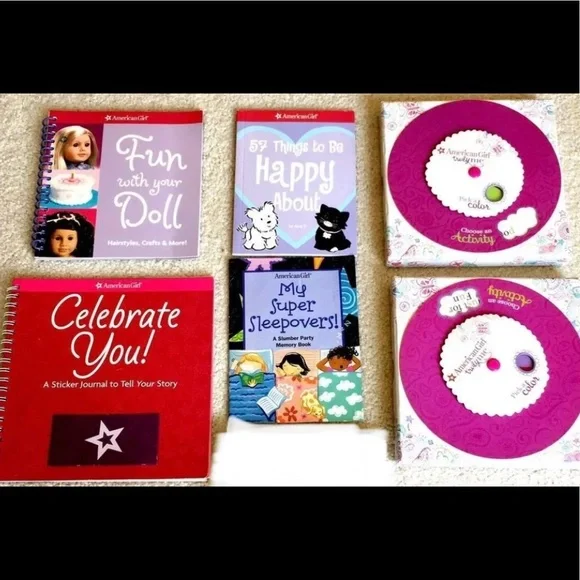 American Girl Books, Activity Kits and Notebook