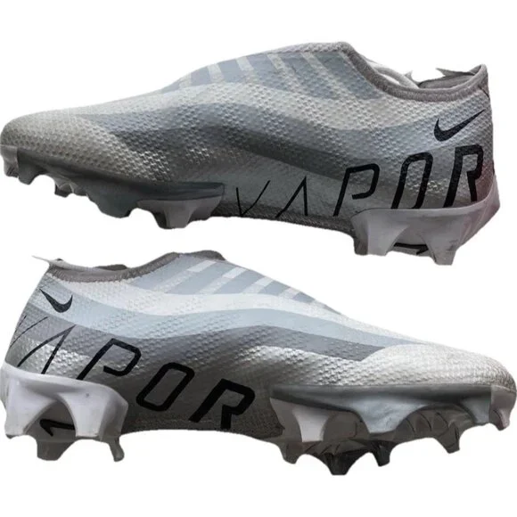 Nike Vapor Edge Pro 360 White Football Cleats Shoes Sneakers Men’s Size 8