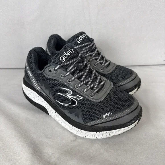 GDEFY Men's Gravity Defyer Shoes Size 8 Black White TB9024MGS-W‎ Athletic *Read