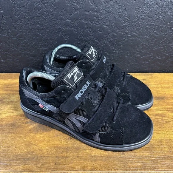 Do-Win Rogue Black Suede‎ Weightlifting Training Shoes Mens Size 8