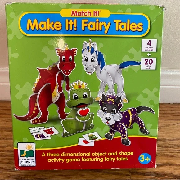 The Learning Journey International Match it! Make it! Fairy Tales Game