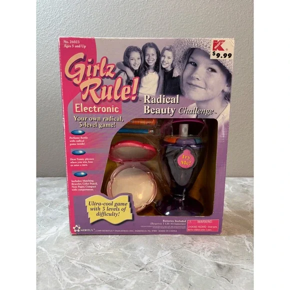 Girlz‎ Rule! Radical Beauty Challenge Electronic Memory Game 1999 NIB VTG Kmart