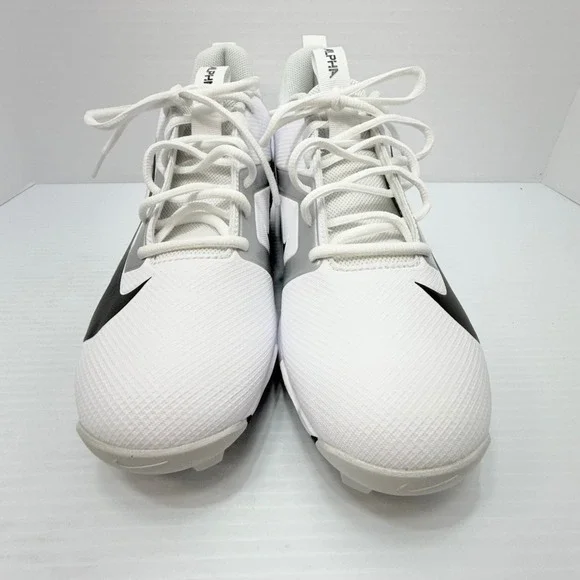 Nike Alpha Huarache Varsity Low Turf White/Black‎ Men's 10.5 FN0028‑100 –NWOB