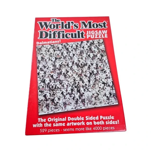 Paul Lamond Games Jigsaw Puzzle Unisex OS‎ Red New Dalmatians Double Sided 529pc