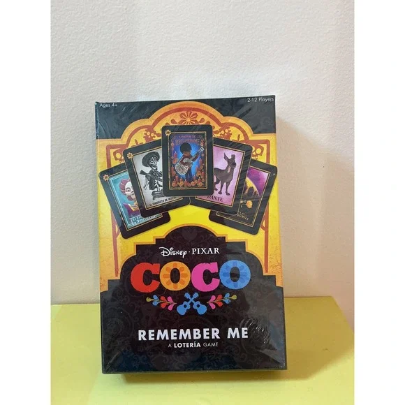 Disney Pixar Coco Remember Me A Lotería Game Ages 4+ 2-12‎ Players Usopoly