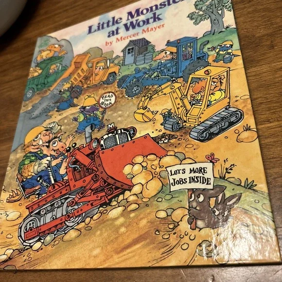 Little Monster at Work By Mercer Mayer 1978 Hardcover Illustrated