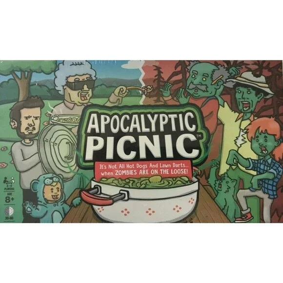 Apocalyptic Picnic Board Game Card Game Sealed New Winning Moves Zombie Retro