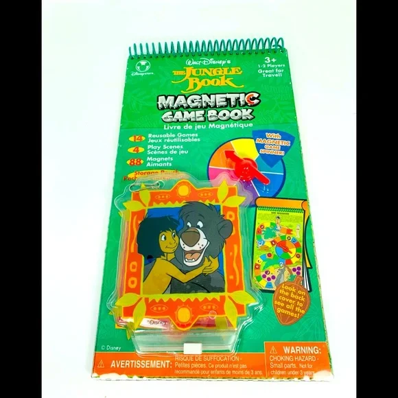Disney The Jungle Book Magnetic Game Book Elmers Products 2007