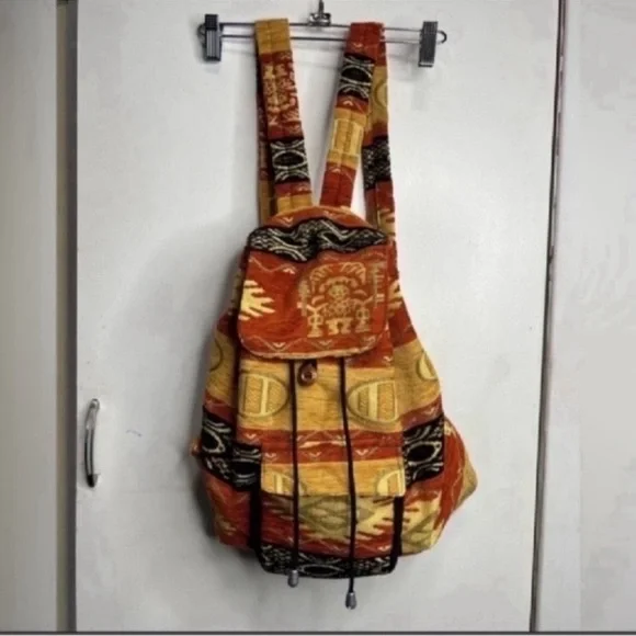 Maky Arts Boho Aztec Keep-All Backpack