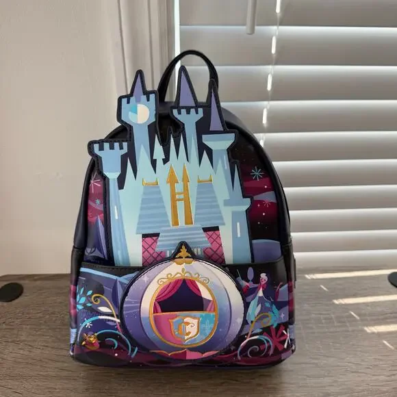 NWT Loungefly Disney Cinderella Castle Series