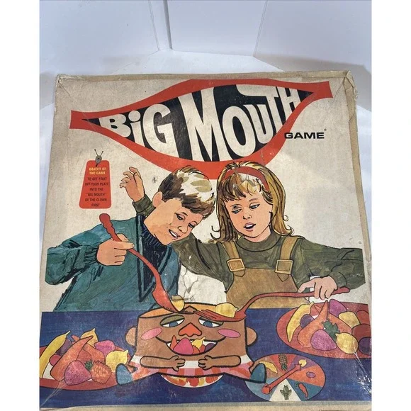 Vintage 1968‎ Schaper Big Mouth Game Classic Retro Family Game Original Box