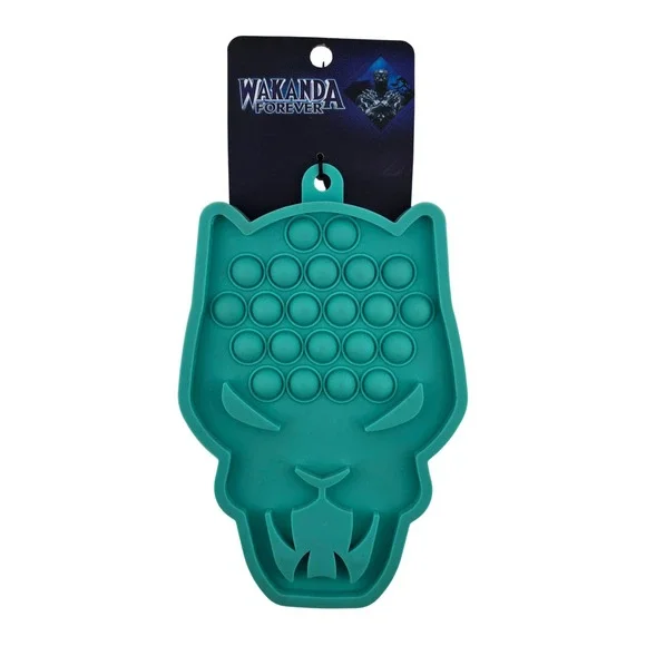 Marvel Wakanda Forever‎ Silicone Trivet Fidget Pop It Toy Teal