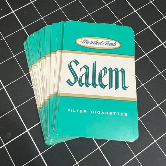 Vintage Salem Menthol Fresh Filter Cigarettes Playing Cards