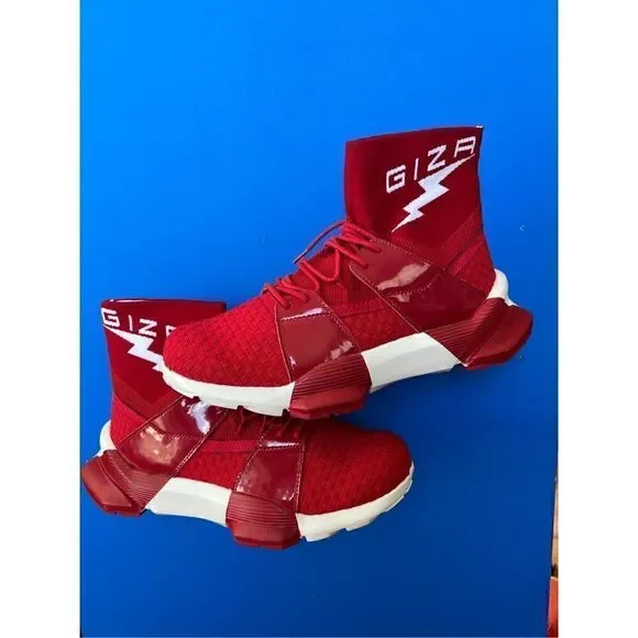 Giza Men's Olympius Superhero Athletic Running Sneakers Red Size 13 M