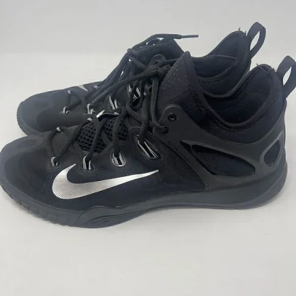 Nike Men's Black Zoom Lace-Up Shoes Size 13
