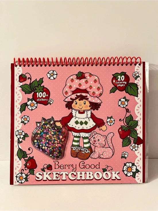 Berry Good Strawberry Shortcake Sketchbook with Stickers