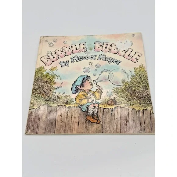 Bubble Bubble By Mercer Mayer 1973 Vintage Children's Picture Book Softcover