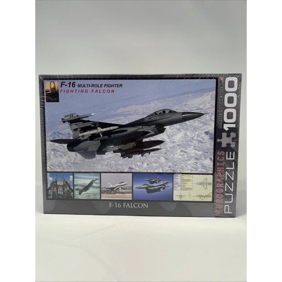 Eurographics Puzzles F-16 Fighting Falcon 6000-4956 1000 Pieces New NIB‎ SEALED