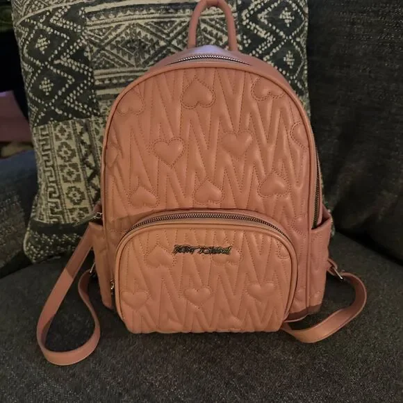 Betsey Johnson Quilted Backpack