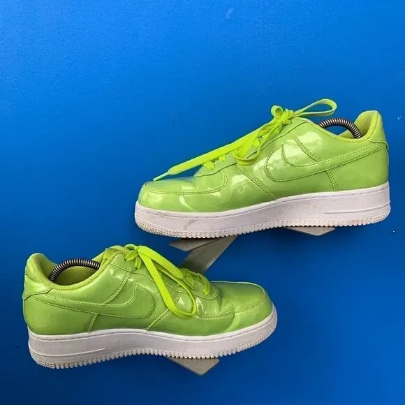 Nike Air Force 1 '07 LV8 UV Cyber Green (AJ9505-300) Athletic Shoes Men 8
