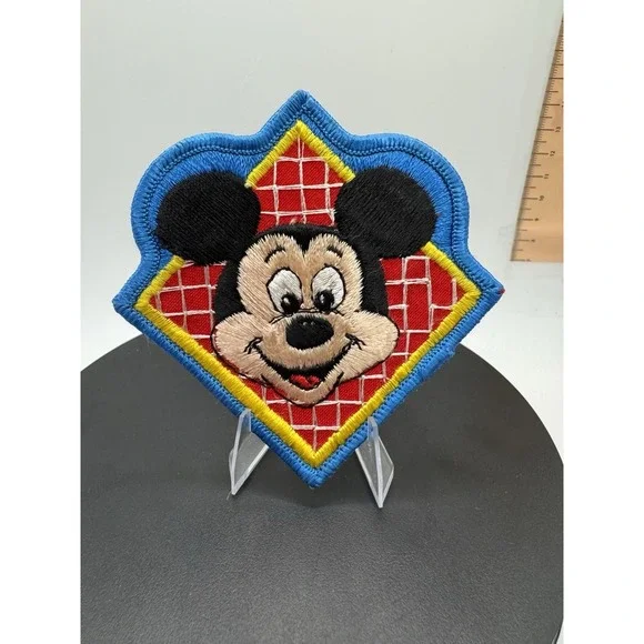 Vintage Mickey Mouse Character Patches Patch Walt Disney Productions