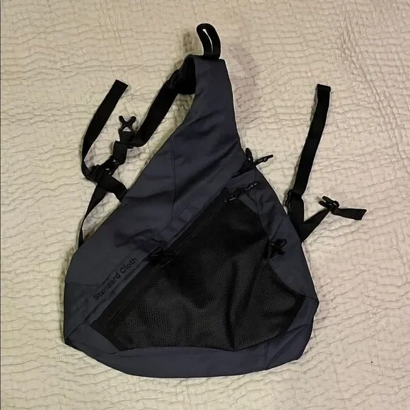 NWOT Standard Cloth Dark Gray Sling Backpack