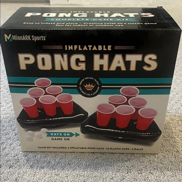 Inflatable Pong Hat Game
