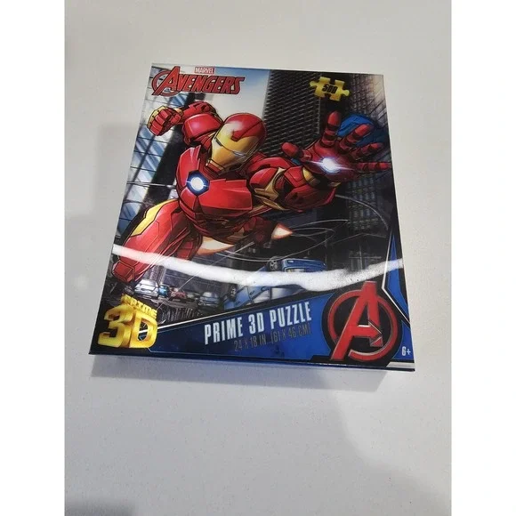 Marvel Avengers Iron Man Prime 3D Puzzle 500 Pieces 24x18 Open Box‎