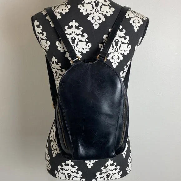 Mario Hernandez Vintage Leather Backpack Bag Gothic