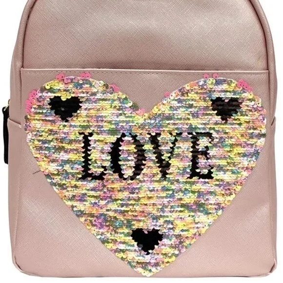 Betsey Johnson Backpack Pink Shoulderbag…