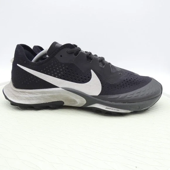 Nike Air Zoom Terra Kiger 7 CW6062-002 Mens US 10.5 Shoes Black Platinum Sneaker