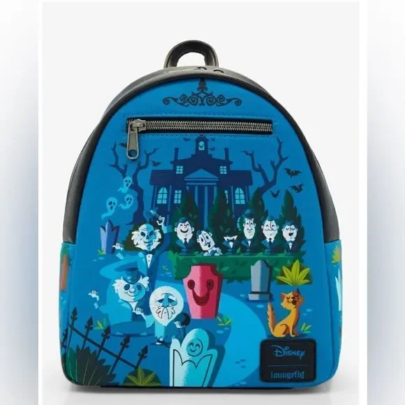 Loungefly Disney The Haunted Mansion Cartoon Artwork Mini Backpack