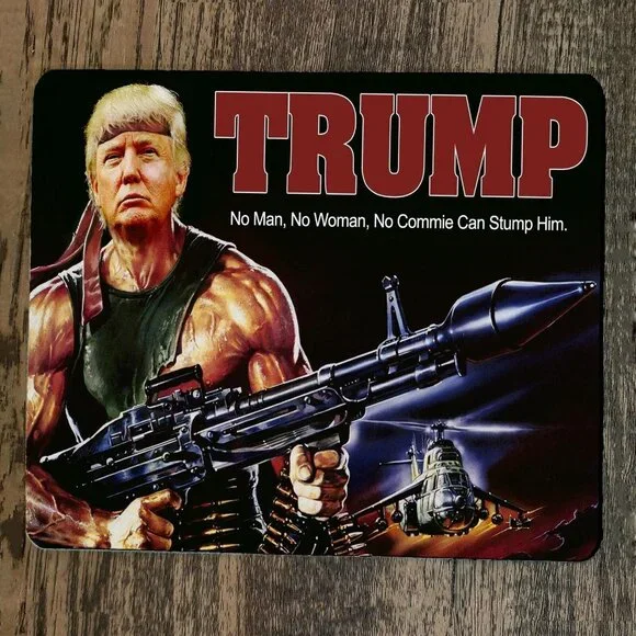 Mouse Pad Rambo‎ Trump Donald