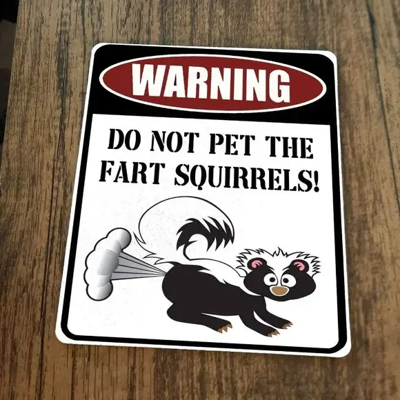 Warning Do Not Pet Fart‎ Squirrels Mouse Pad