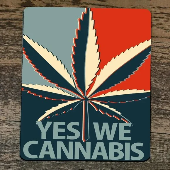Mouse Pad Yes We Cannibis Weed 420‎
