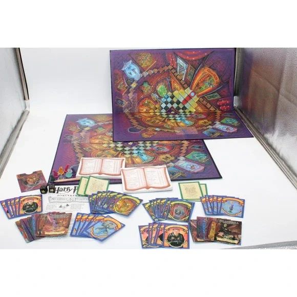 VTG Harry Potter Mystery at Hogwarts Game Mattel, 2000 w/ EXTRAS!
