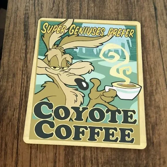 Coyote Coffee Wile E Looney Tunes Mouse Pad‎