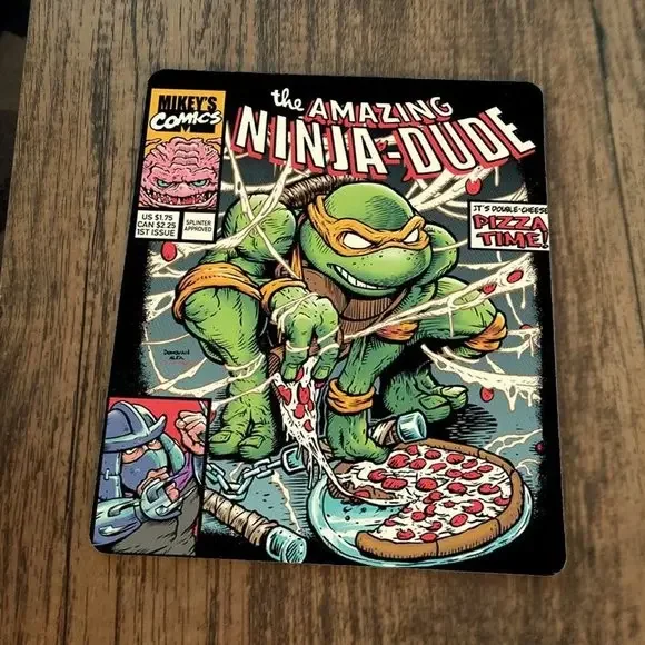 The Amazing‎ Ninja Dude Mouse Pad TMNT Michelangelo