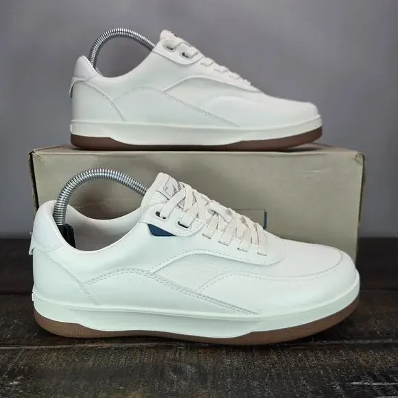 NEW Vessi Courtside Classic Mens Size 7 Waterproof Shoes Casual Off White