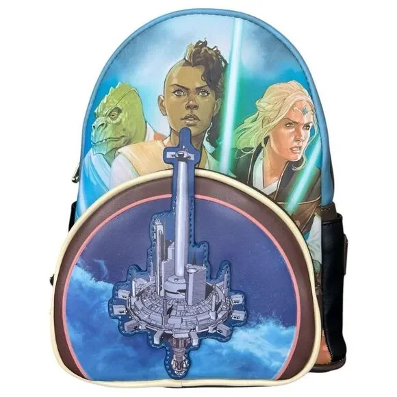 NEW Loungefly Star Wars The High Republic Comic Book Cover Mini Backpack