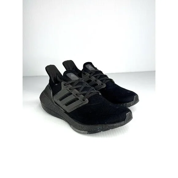 Adidas Ultraboost 21 Mens Athletic Triple Black Running Shoes FY0306 Size 6