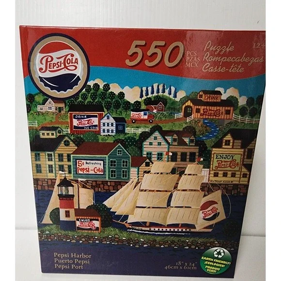 Karmin International  Pepsi‎ Cola Pepsi Harbor 550 Piece Jigsaw Puzzle