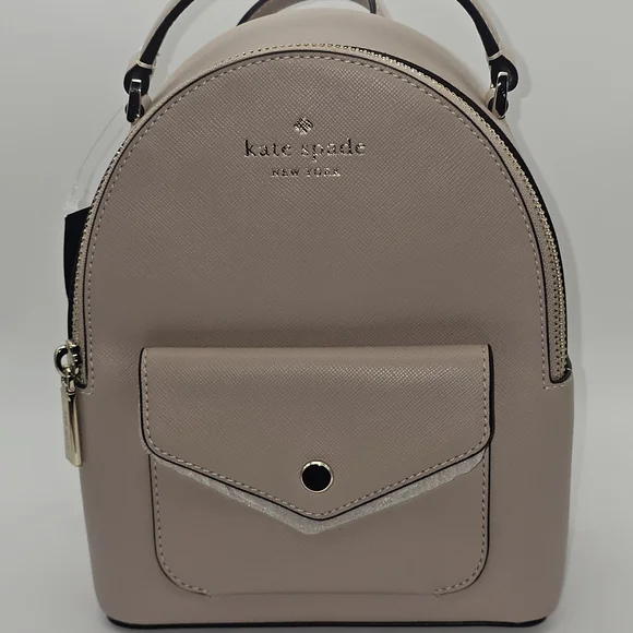 New Kate‎ Spade Schuyler Mini Backpack Leather Warm Beige MSRP $299